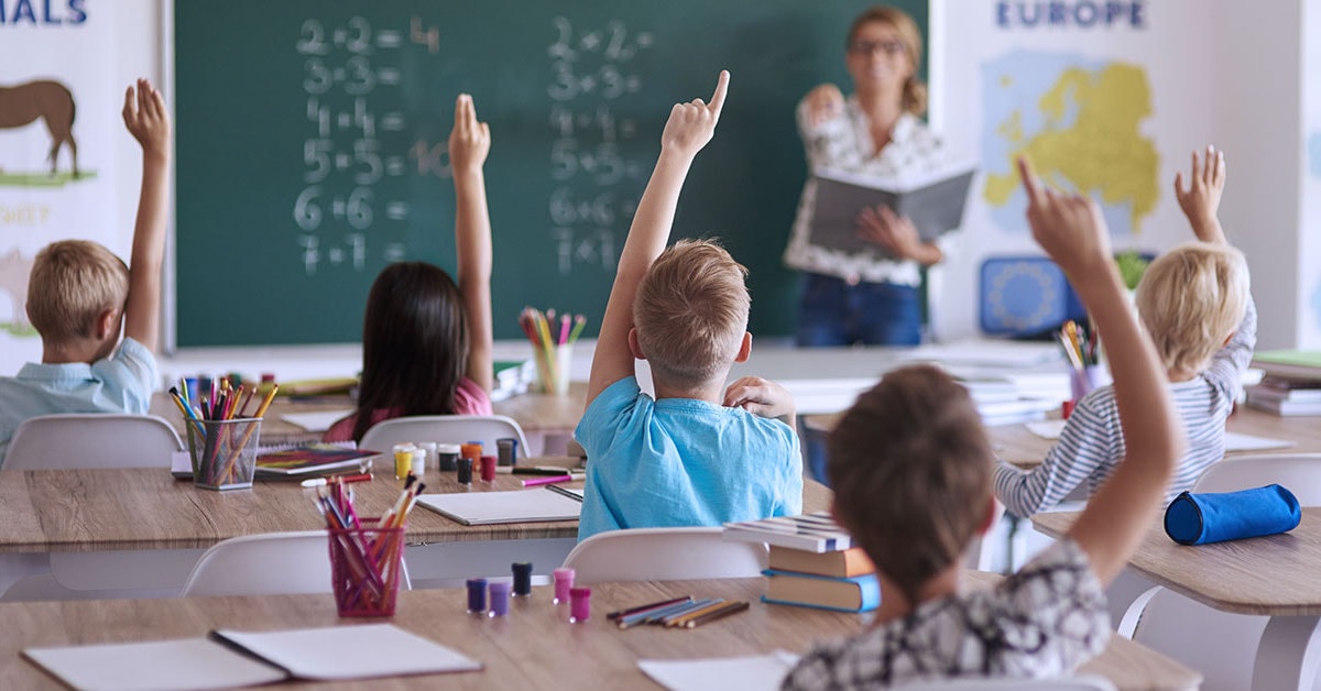 students in classroom