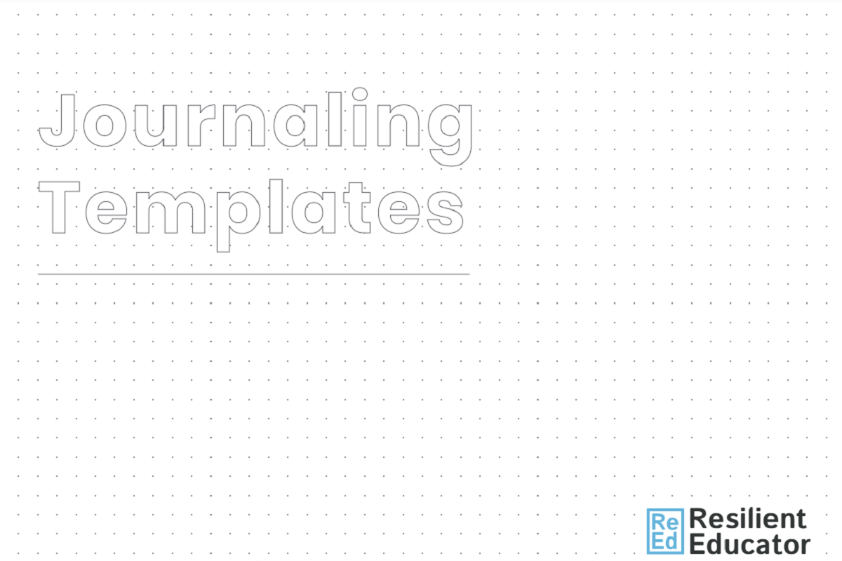 Journaling Template cover