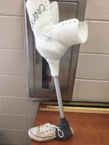 Sneaker STEAM project by a Faubion student.